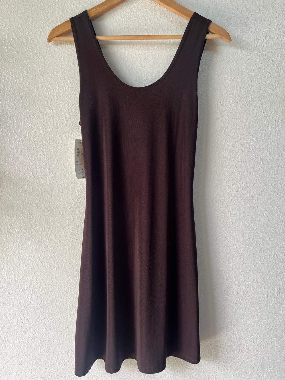 Y2K Vintage Brown Dress Nordstrom Nylon & Spandex Newport Group NWT M